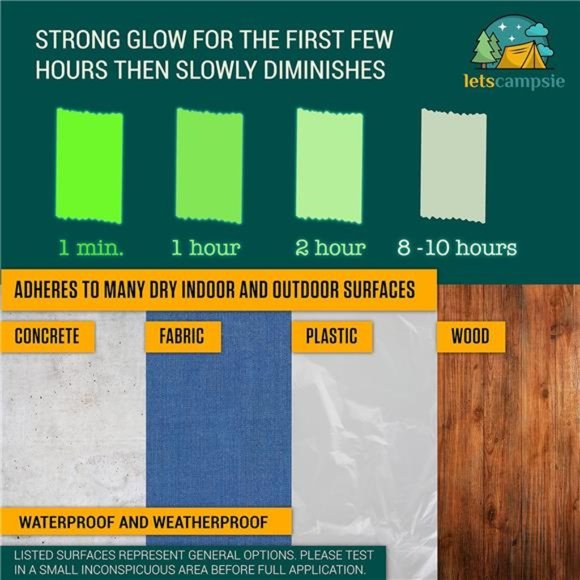 Glow in The Dark Tape –30ft x1inch –Premium Industrial Grade Interior & Exterior - Picture 6 of 7